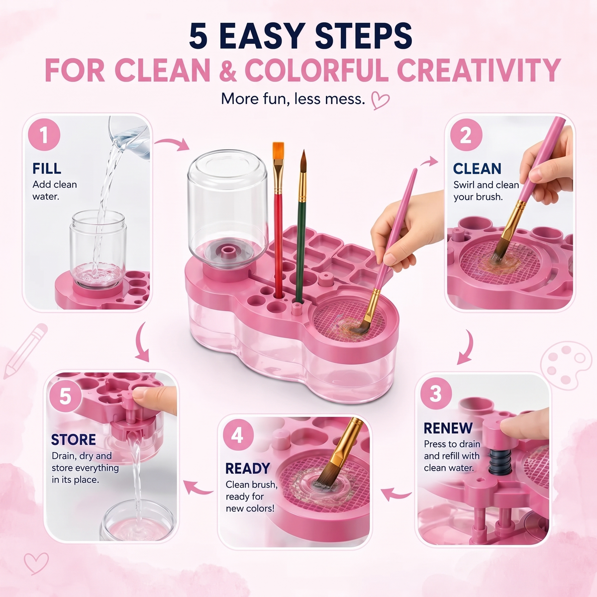 Hue Wash™ Brush Palette